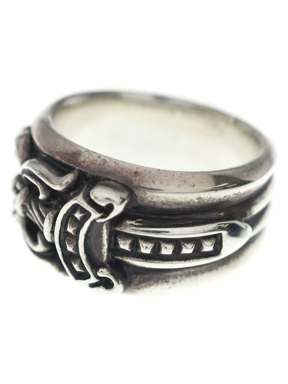 Chrome Hearts Dagger Ring Silver